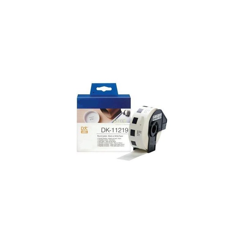 White 12mm 1200psc for Brother P-Touch QL1000 1050 1060