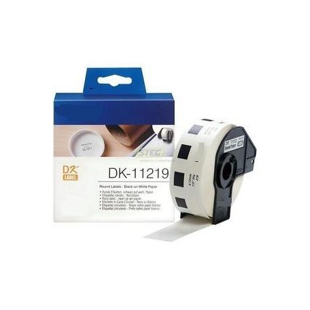 White 12mm 1200psc for Brother P-Touch QL1000 1050 1060